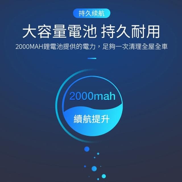 【ANTIAN】汽車無線吸塵器 乾濕兩用 120W大功率 車用手持式吸塵器(USB充電  家車兩用 母親節禮物)