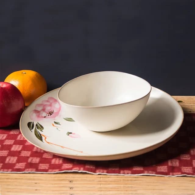 【TALES 神話言】百花薈-小碗 百花富貴茶餐具(文創 禮品 禮物 收藏)