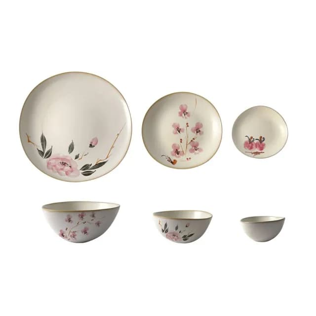 【TALES 神話言】百花薈-大碗梅花 百花富貴茶餐具(文創 禮品 禮物 收藏)