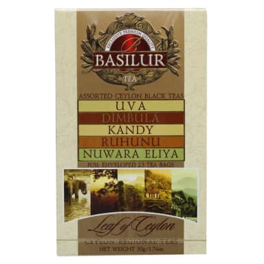 即期品【Basilur 錫蘭茶】70273錫蘭紅茶-五產區25包