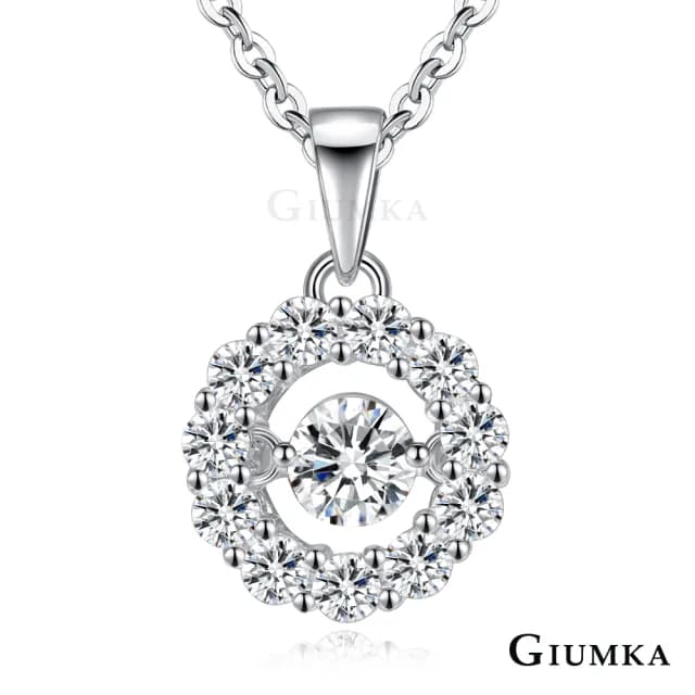 【GIUMKA】快速倉．純銀項鍊．跳舞石(情人節禮物)