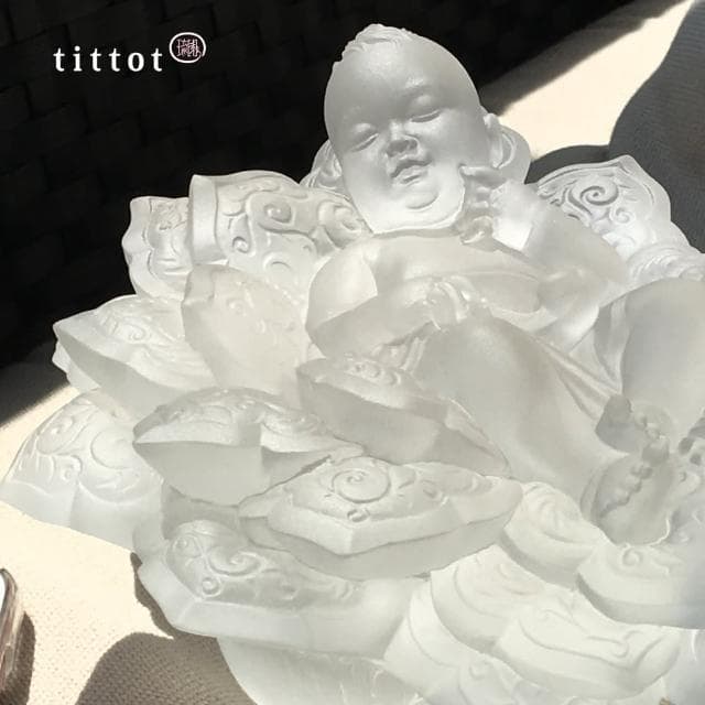 【tittot 琉園】合心如意(送禮/琉璃/禮物/玻璃/水晶/藝術品/擺飾/禮贈/企業/)