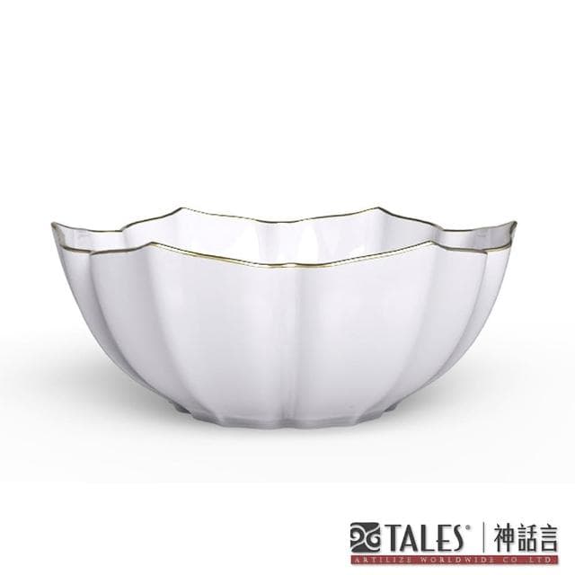 【TALES 神話言】花窗舞影-富貴菱花．湯碗(文創 禮品 禮物 收藏)