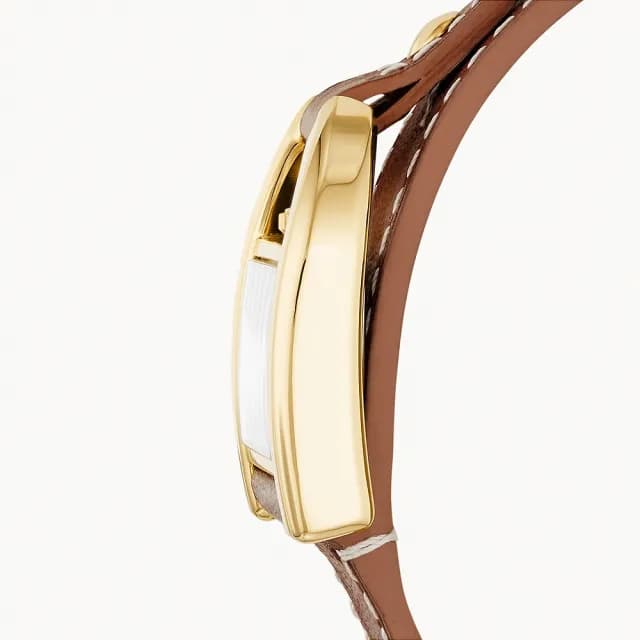 【FOSSIL】Harwell 復古鎖頭造型女錶-28mm 禮物 送禮 推薦(ES5264)