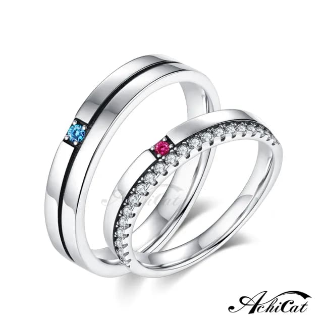 【AchiCat】情侶925純銀戒指．訂情結婚戒(新年禮物)
