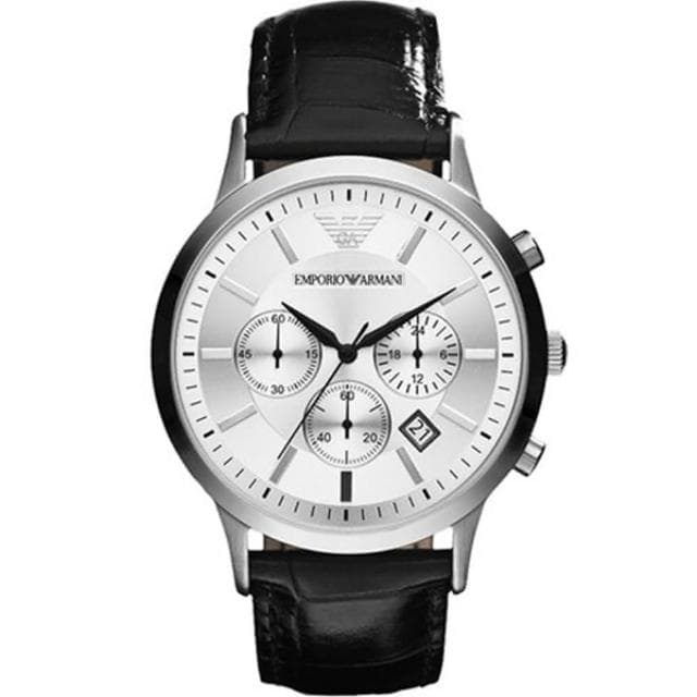 【EMPORIO ARMANI】復古時尚經典手錶 禮物(AR2432)