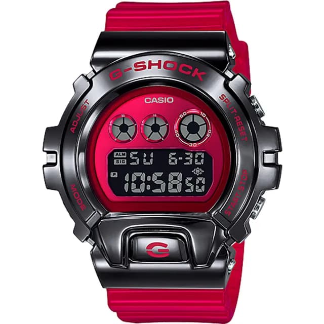 【CASIO 卡西歐】G-SHOCK DW-6900 25周年金屬手錶 畢業禮物 送禮(GM-6900B-4)