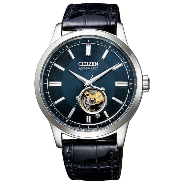 【CITIZEN 星辰】開芯鏤空質感機械腕錶  禮物  手錶(NB4020-11L)