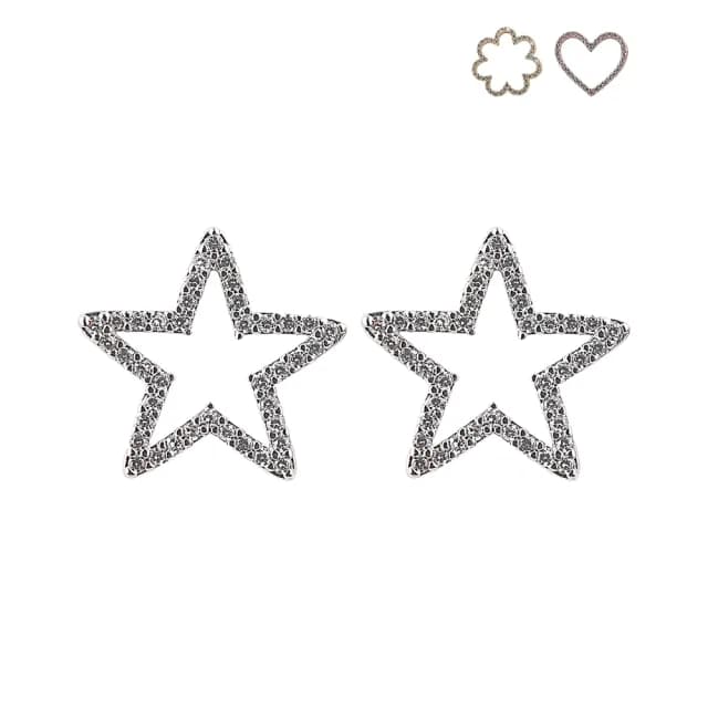 【KATE SPADE】kate spade經典鑽鑲飾穿式耳環(三款)