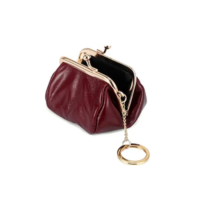 【玩皮工坊】雙11 真皮頭層油蠟牛皮復古女士口金零錢包硬幣包口紅包女夾LH681(真皮包包 8款可選