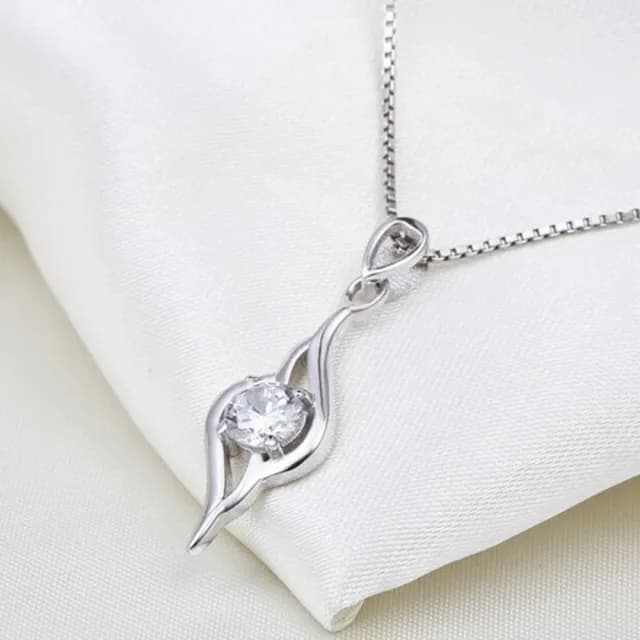 【米蘭精品】鑲鑽項鍊流行銀飾品(優雅奢華百搭母親節生日情人節聖誕節交換禮物9款任選)