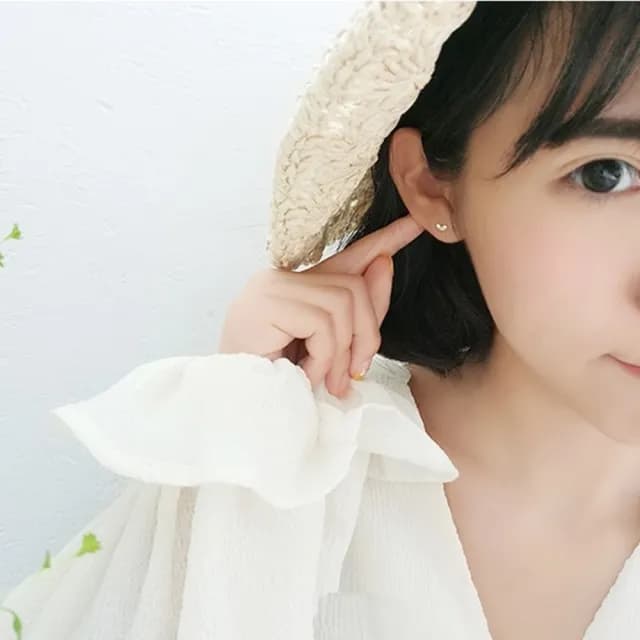 【Emi 艾迷】韓系迷你愛心 925針銀耳環