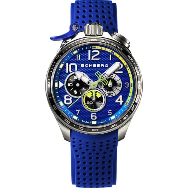 【BOMBERG】炸彈錶 Bolt-68 奔騰賽車運動三眼計時手錶 送禮 禮物 推薦(BS45CHSP.059-9.10)