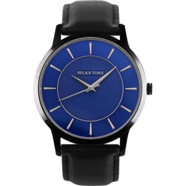 【Relax Time】Classic 經典系列手錶-藍x黑/42mm 禮物 送禮 推薦(RT-88-6M)