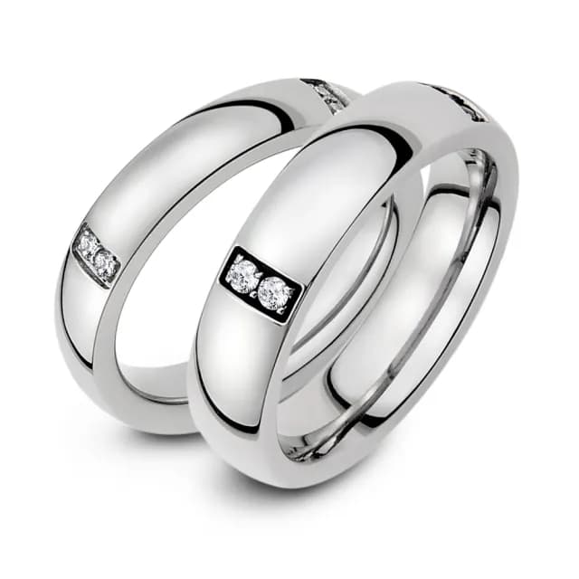 【GIUMKA】情侶對戒．專屬唯．情人節禮物(黑/玫金)