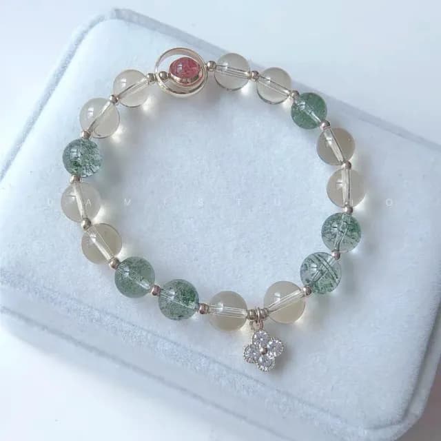 【my stere我的時尚秘境】雙11 現貨-招財旺事業黃水晶綠幽靈手鍊(癸卯招財必備款 發發發)