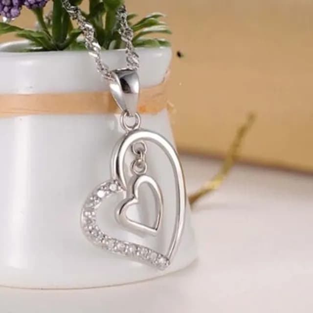 【米蘭精品】現貨+預購 925純銀項鍊鑲鑽吊墜(簡潔亮眼精美有型母親節情人節生日聖誕節禮物女飾品73fy28)