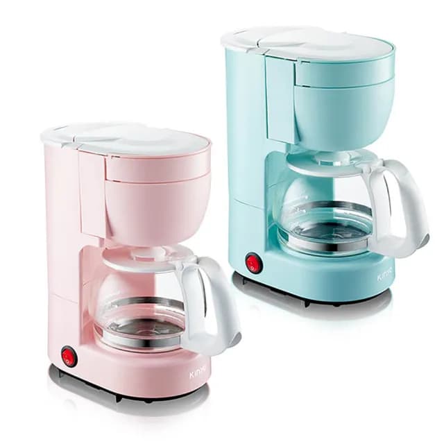 【KINYO】馬卡龍美式滴漏式咖啡機 濃香4杯(CMH-7530)