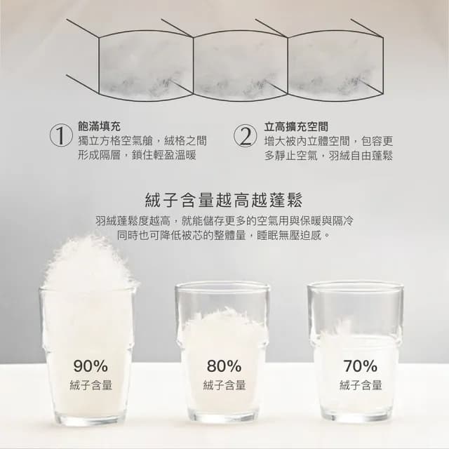 【ISHUR 伊舒爾】90/10極致典藏羽絨被 100%精梳棉表布 台灣製造 雙人2.5kg(贈防潮棉被袋/冬被/棉被/被子)
