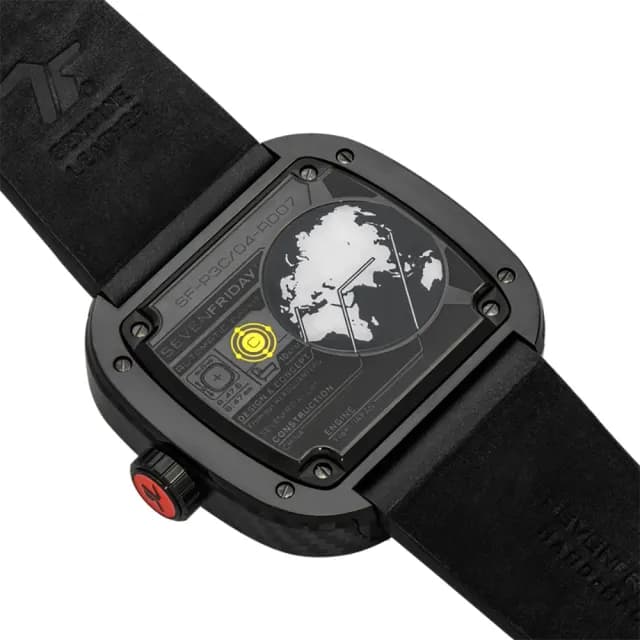 【SEVENFRIDAY】限量紅色碳纖維機械錶 送禮 禮物 推薦(P3C/04)