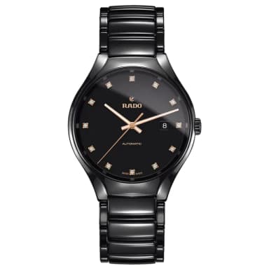 【Rado 雷達表 官方授權】TRUE真我系列鑽石陶瓷機械錶-40mm R03推薦 送禮 禮物 推薦(R27056732)