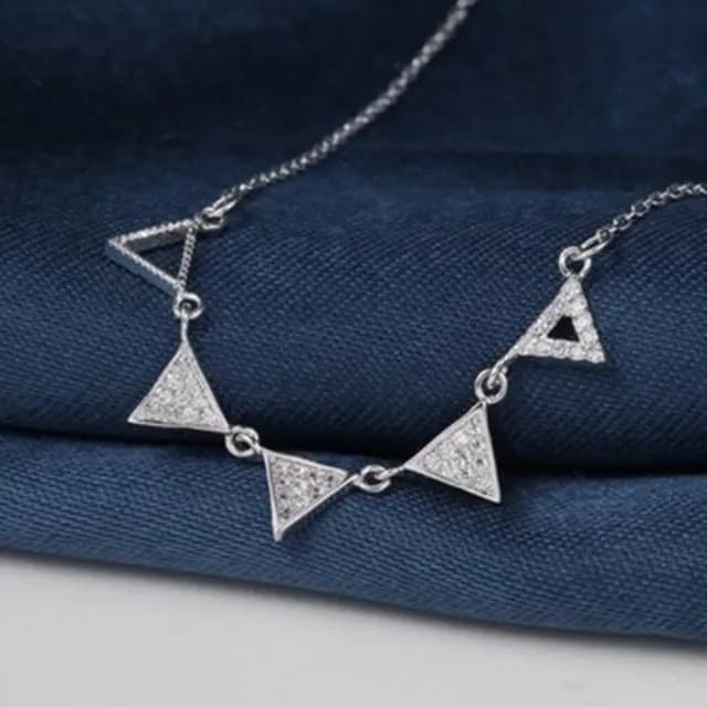 【米蘭精品】現貨+預購 925純銀項鍊鑲鑽吊墜(韓版時尚簡潔亮眼母親節情人節生日聖誕節禮物女飾品73fy64)