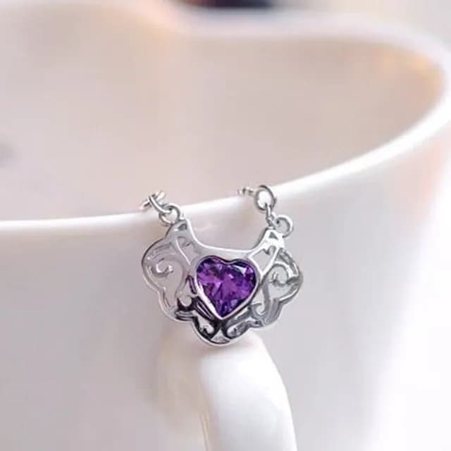 【米蘭精品】現貨+預購 925純銀項鍊鑲鑽吊墜(古典時尚精緻亮眼母親節情人節生日聖誕節禮物女飾品73fy44)