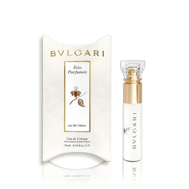 【BVLGARI 寶格麗】白茶中性古龍水 10ml 噴式香水(專櫃公司貨)