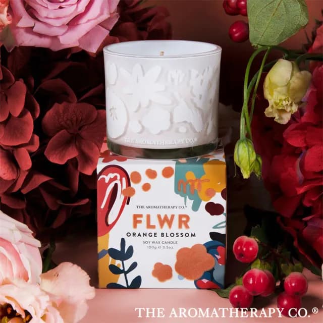 【Aromatherapy Co】FLWR 系列 Pear & Jasmine 茉莉花梨 100g 香氛蠟燭