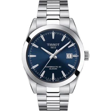 【TISSOT 天梭】GENTLEMAN 80小時矽游絲紳士機械手錶 送禮 禮物 推薦(T1274071104100)