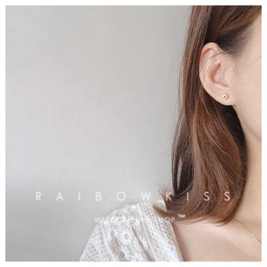 【HaNA 梨花】韓國上班OL戴不張揚．風車女孩耳環(針式 耳環 耳飾 耳圈 耳釘)