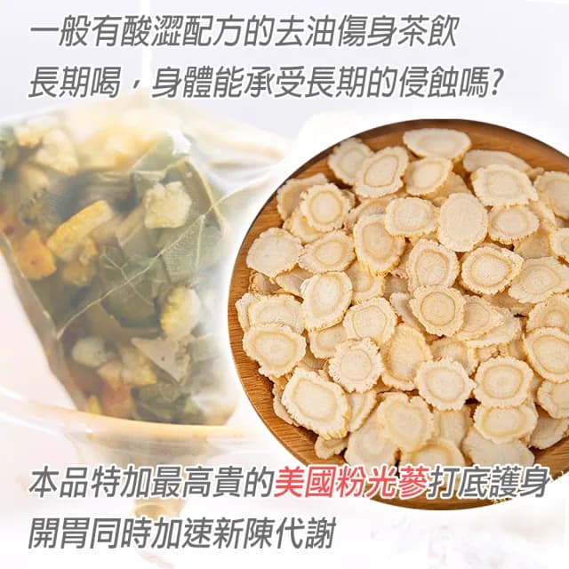 【蔘大王】洛神烏梅仙楂荷葉美濕茶包X3組（6gX10入/組）(速代謝 原來打擊油膩 可以很正面！)