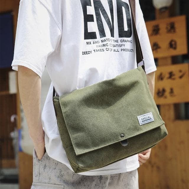 【E.City】母親節禮物 日系復古帆布休閒書包(大容量收納更多)