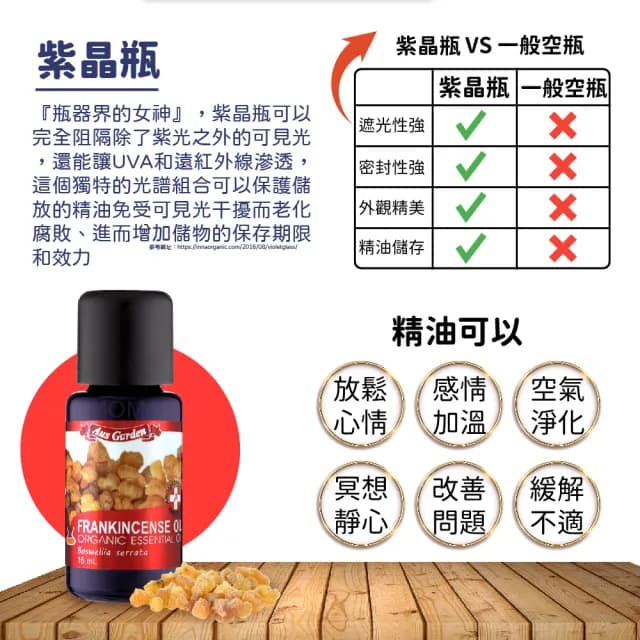 【Ausgarden 澳維花園】印度乳香精油 16ml(珍貴乳香精油 質感聞香放鬆寧靜)