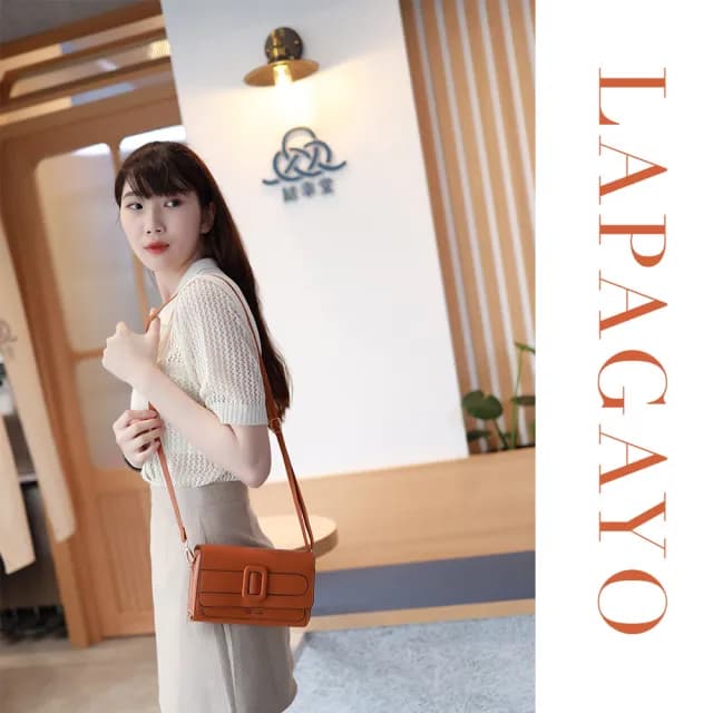 【lapagayo】情人節禮物 復古百搭皮質/側肩/斜背/手機包/小方包