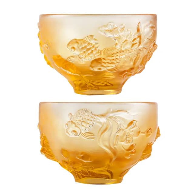 【琉璃工房 LIVING】觀魚樂 入厝禮(禮/琉璃/禮物/玻璃/水晶/藝術品/擺飾/禮贈/企業)