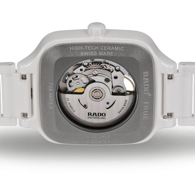 【Rado 雷達表】True真系列方形真讚開芯自動機械腕錶 R02送禮推薦(R27073702)