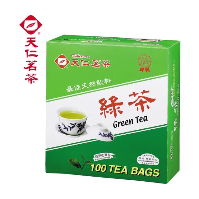 【天仁茗茶】鋁箔防潮包茶包2gx100包任選4件組(綠茶/烏龍茶/阿薩姆紅茶/茉莉綠茶/香片茶)