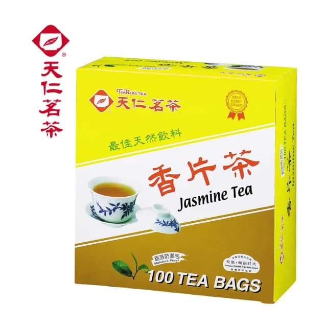 【天仁茗茶】鋁箔防潮包茶包2gx100包任選4件組(綠茶/烏龍茶/阿薩姆紅茶/茉莉綠茶/香片茶)