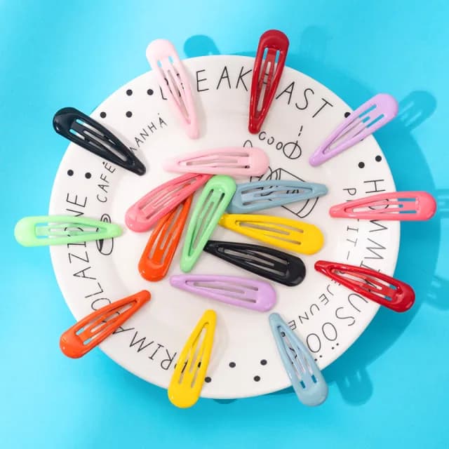 【美髮配件】韓式簡約髮夾6件套組(髮飾 瀏海夾 小黑夾 小髮夾 素色夾 碎髮夾 金屬髮夾 韓版 交換禮物)