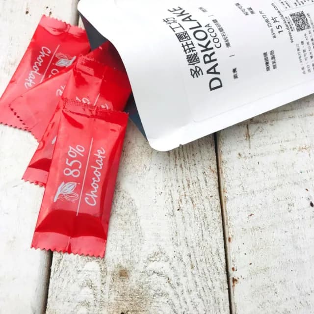 【多儂莊園工坊】85% 黑巧克力 10包  150片(純可可脂 微苦  Darkolake)_母親節禮物
