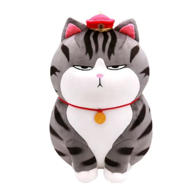 【Mega】厭世吾皇貓抱枕玩偶 55cm(娃娃 靠枕 毛絨抱枕 生日禮物 聖誕節)
