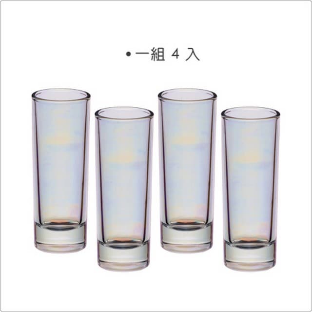 【KitchenCraft】質感厚底烈酒杯4入 炫彩60ml / 調酒杯 雞尾酒杯 Shot杯 母親節禮物