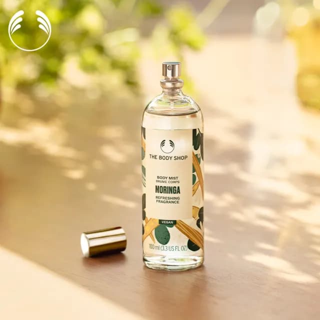 【THE BODY SHOP 美體小舖】辣木籽更新身體芳香菁露(100ML/芳香噴霧/香水)
