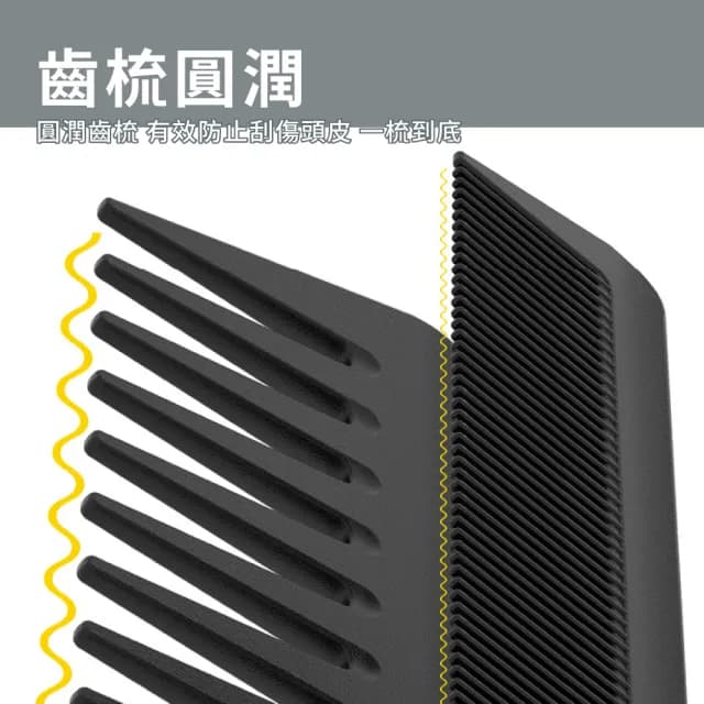 【美髮小幫手】專業級美髮防靜電扁梳2入組(剪髮梳 尖尾梳 順髮 美髮梳子 美髮用具 專業美髮梳 交換禮物)
