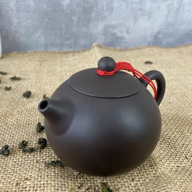 【台灣製造】小圓蛋壺 160cc台灣鶯歌陶藝之美(茶具 茶壺朱泥 紫砂 段泥 泡茶壺 茶杯)