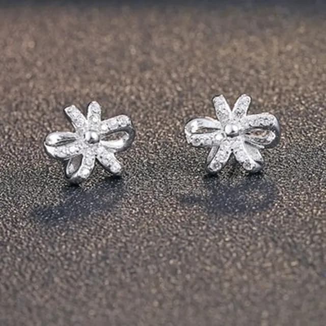 【米蘭精品】現貨+預購 925純銀耳環鑲鑽耳飾(創意設計禮花造型情人節生日聖誕節交換禮物女飾品73dy116)