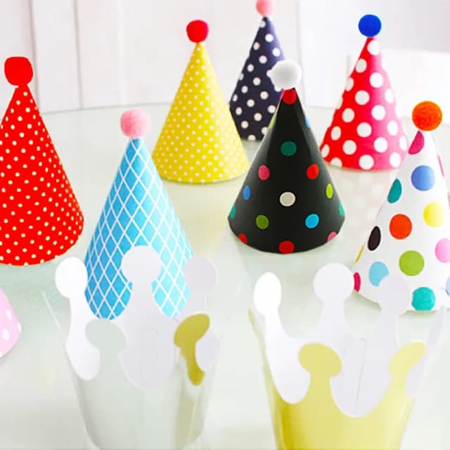 【派對必備】韓版可愛派對套裝生日帽-11入組(聖誕 派對帽 慶生 寶寶 兒童 壽星 造型帽 派對裝飾)