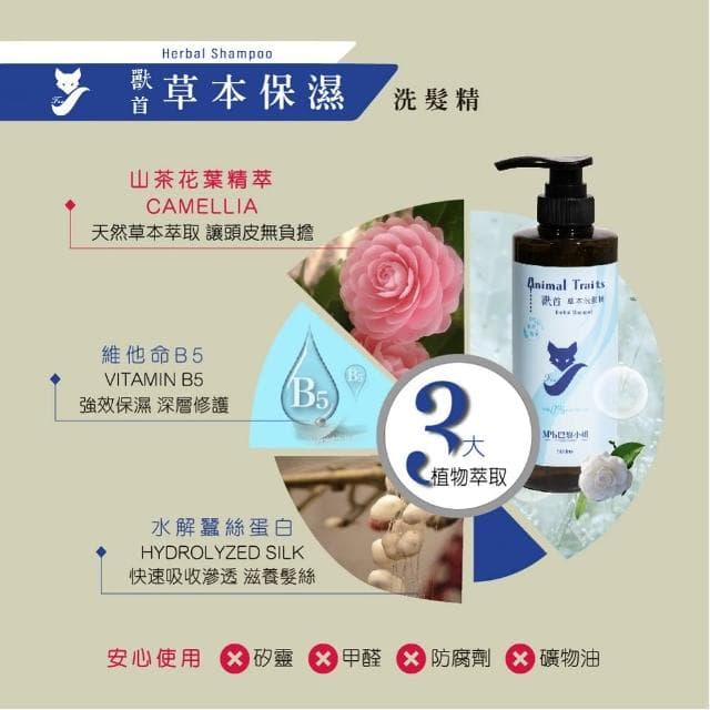 【MPB 巴黎小姐】獸首草本保濕洗護組合(保濕 草本 洗髮精推薦 染燙髮專用 護髮 聖誕節禮物)