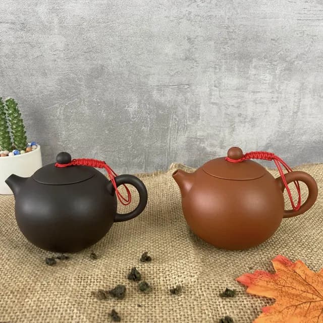 【台灣製造】小圓蛋壺 160ml 鶯歌陶藝之美(茶具 茶壺朱泥 紫砂 段泥 泡茶壺 茶杯)
